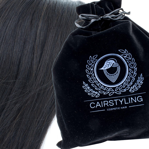 CAIRSTYLING CS608 - Brown Single Drawn 100% Human Hair - Clip-in Hair Extensions 110 Gram 51 CM (20 inch) |