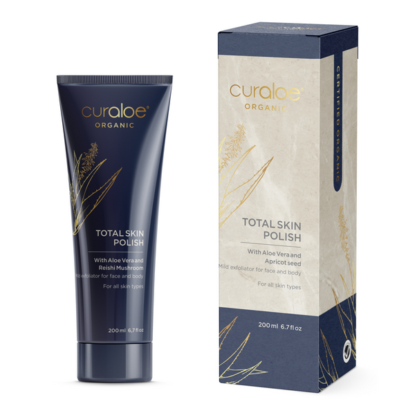 Aloe Vera & Apricot Seed Total Skin Polish Mild Exfoliator