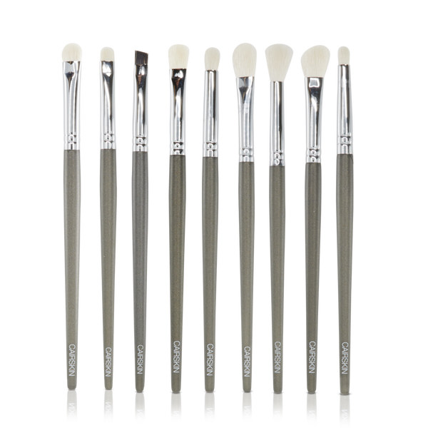 CAIRSKIN Sage Green Professional Makeup 14 Brushes Set