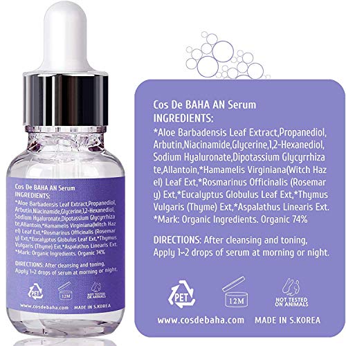Niacinamide 5% + Arbutin 5% + Hyaluronic Acid Serum (AN)