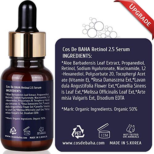 Retinol 2.5% + Vitamin E Serum 30ML (RS)