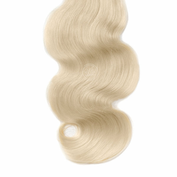 CAIRSTYLING CS610 - Blonde Single Drawn 100% Human Hair - Clip-in Hair Extensions 110 Gram | 51 CM (20 inch)
