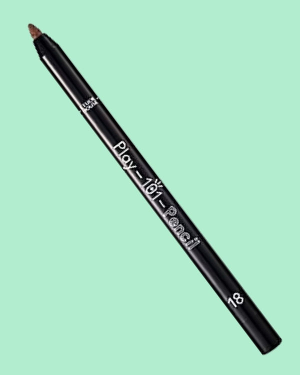 Play 101 Pencil AD #18 Chocolate Brown - Matte Fast Fixing Eyepencil