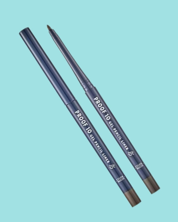 Proof 10 Gel Pencil Liner #2 Dark Cacao - Waterproof & Smudge Free Eyeliner