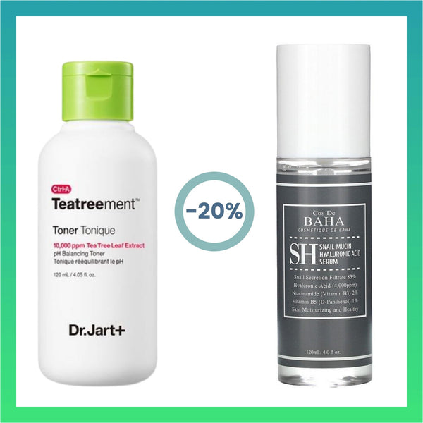 Teatreement Toner + Snail Mucin Serum