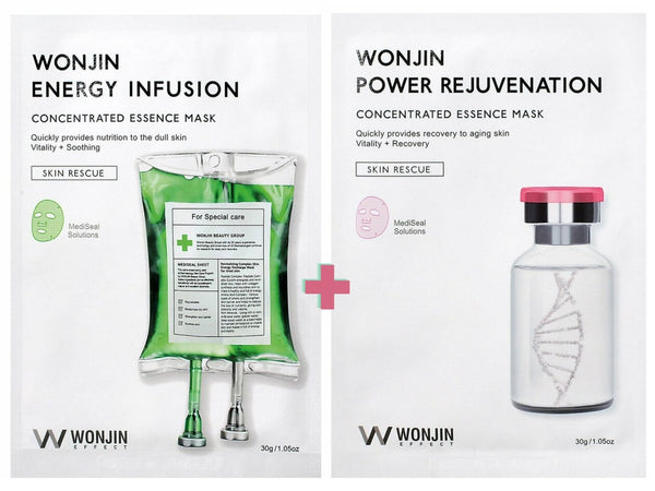 Power Rejuvenation Concentrated Essence & Energy Supplement Duo Mask