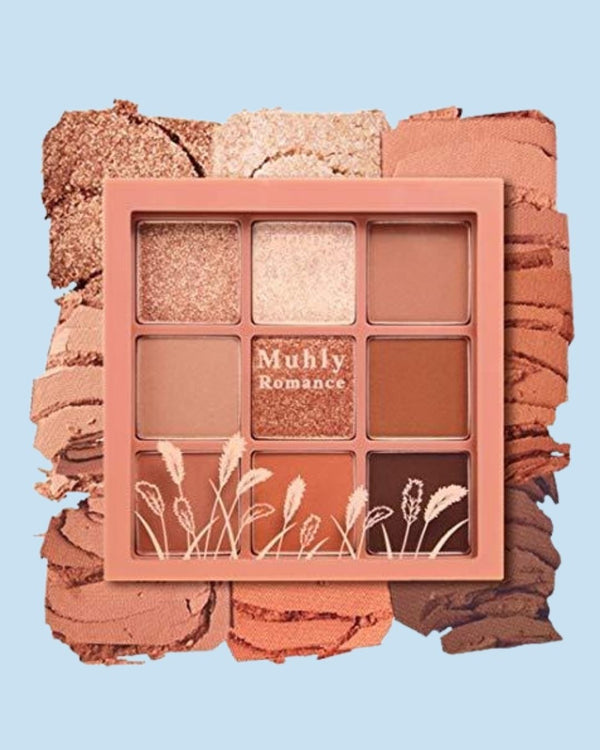 ETUDE HOUSE Play Color Eyes #Pink Muhly Romance | 9 Color Eye Shadow with Warm and Soft Autumn Colors | Eye Makeup | Korean Beauty