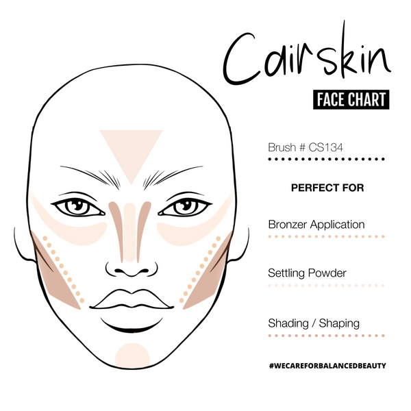CAIRSKIN CS134 - Large Exclusive Bronzing Powder Brush