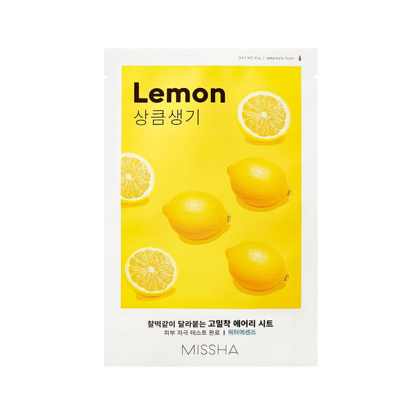 Airy Fit Sheet Mask #Lemon 3 Pack