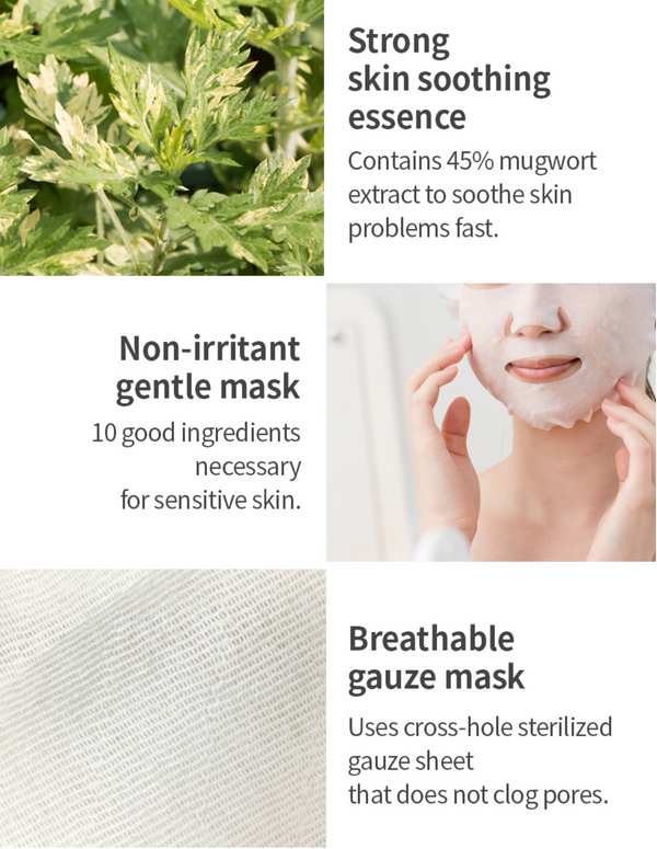 Spot Saver Mugwort Gauze Mask