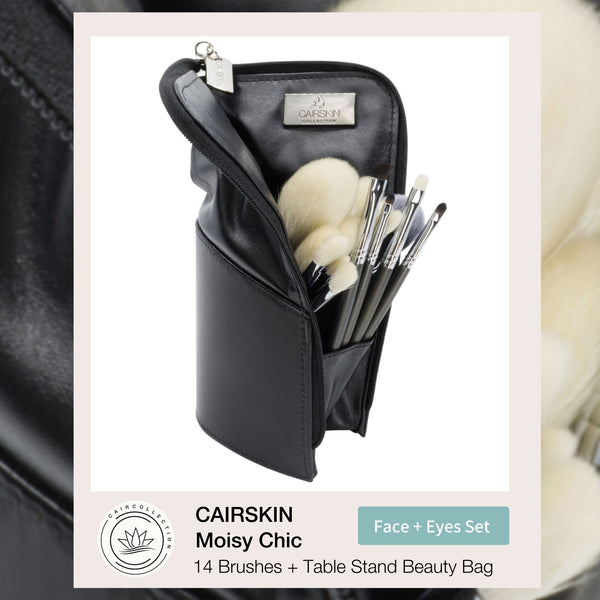 CAIRSKIN Moisy Chic 14 Professional Natural Hair Brushes Set