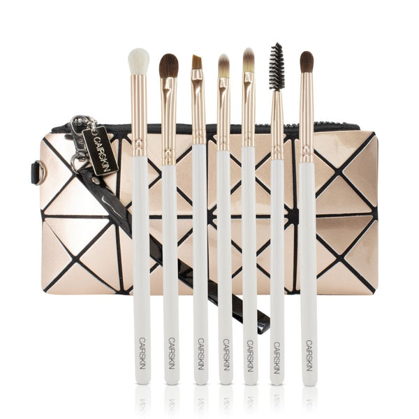 CAIRSKIN Go Golden Full Eyes Set 7 Eyeshadow Brushes