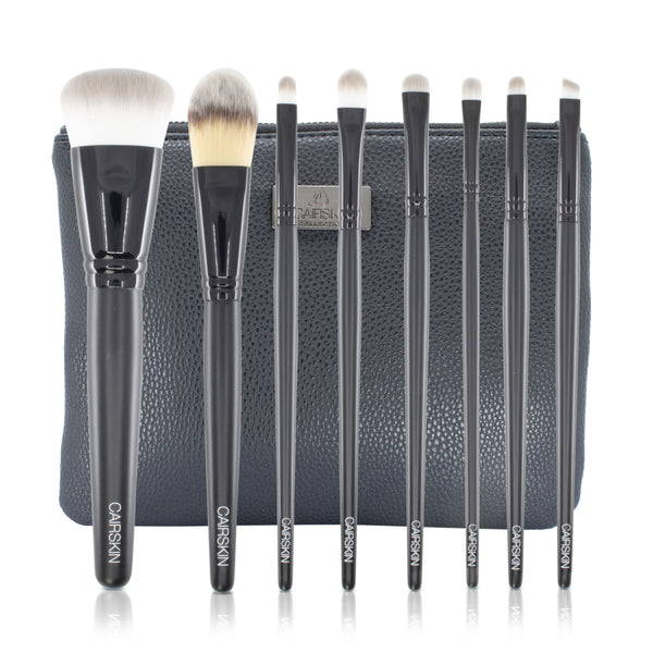 CAIRSKIN Premium Fuse Medium to Full Coverage 8 Brushes Face & Eyes Set