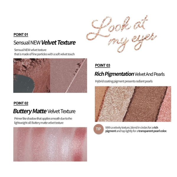 Look at My Eyes Velvet Eyeshadow # Burnt Toast