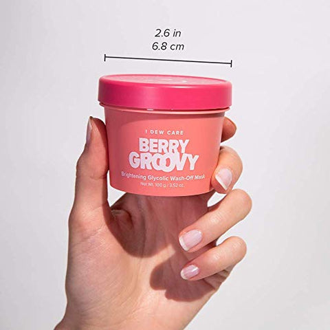 I DEW CARE Berry Groovy Glycolic Acid with Glycerin Wash-Off Clay Mask