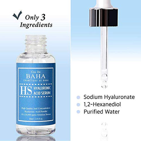 Hyaluronic Acid 1% Powder 10,000ppm Pure Serum (HS)