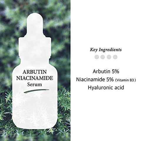 Niacinamide 5% + Arbutin 5% + Hyaluronic Acid Serum (AN)