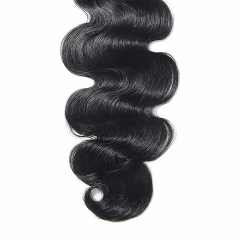 CAIRSTYLING CS601 - Black Double Drawn 100% Human Hair - Clip-in Hair Extensions 120 Gram 51 CM (20 inch)