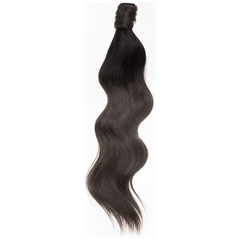 CAIRSTYLING CS614 - Brown Single Drawn 100% Human Remy Hair Ponytail 90 Gram | 41 CM (16 inch)