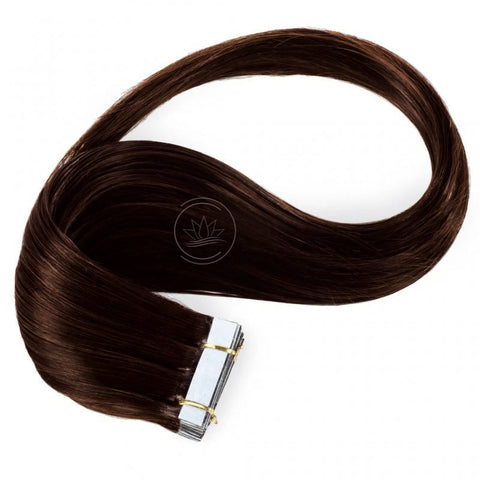 CAIRSTYLING CS615 - Brown Single Drawn 100% Human Hair Tape-Ins 20 pcs 40 Gram | 51 CM (20 inch)