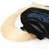 CAIRSTYLING CS610 - Blonde Single Drawn 100% Human Hair - Clip-in Hair Extensions 110 Gram | 51 CM (20 inch)