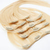 CAIRSTYLING CS610 - Blonde Single Drawn 100% Human Hair - Clip-in Hair Extensions 110 Gram | 51 CM (20 inch)