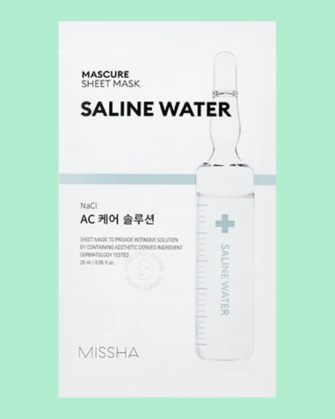 Mascure AC Care Solution Sheet Mask - Saline Water