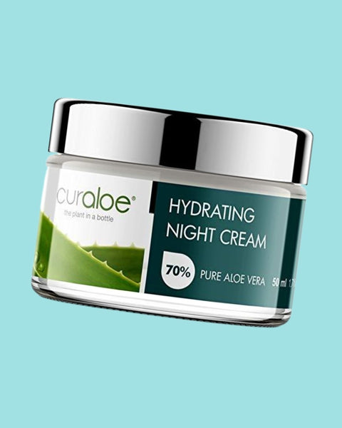 Aloe Vera Night Cream - 70% Pure Organic Aloe & Vitamin E
