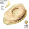 CAIRSTYLING CS603 - Blonde Double Drawn 100% Human Hair - Clip-in Hair Extensions 120 Gram 51 CM (20 inch)