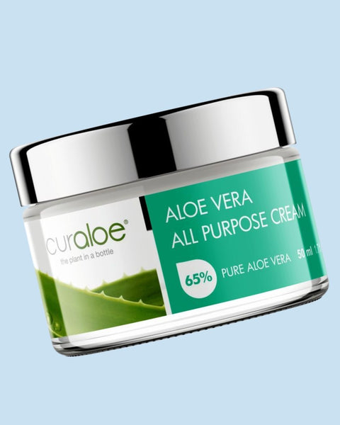 Aloe Vera All Purpose Cream - 65% Pure Organic Aloe Vera