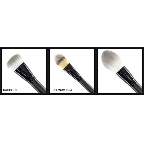 CAIRSKIN Premium Fuse Full Face 6 Professional Brush Set