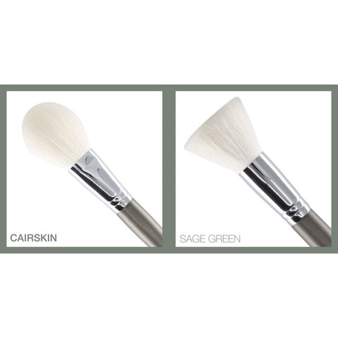 CAIRSKIN Sage Green Professional Makeup 14 Brushes Set