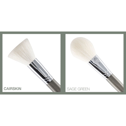 CAIRSKIN Sage Green Premium Face 5 Brushes Set