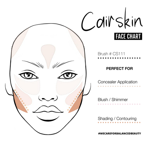 CAIRSKIN CS111 - Pointed Baking Shader Make-up Brush