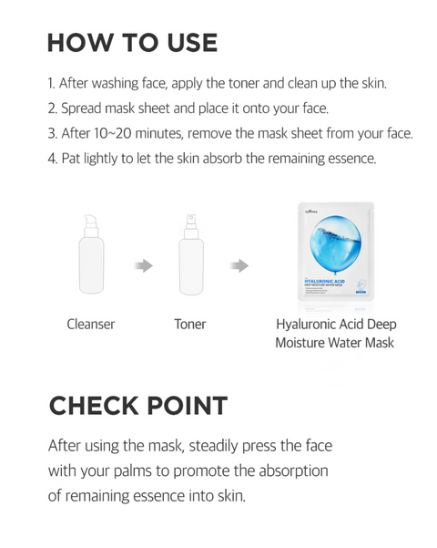 Hyaluronic Acid Deep Moisture Water Mask