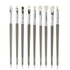 CAIRSKIN Sage Green Full 9 Brushes Liquid & Powder Eyeshadow Brush Set