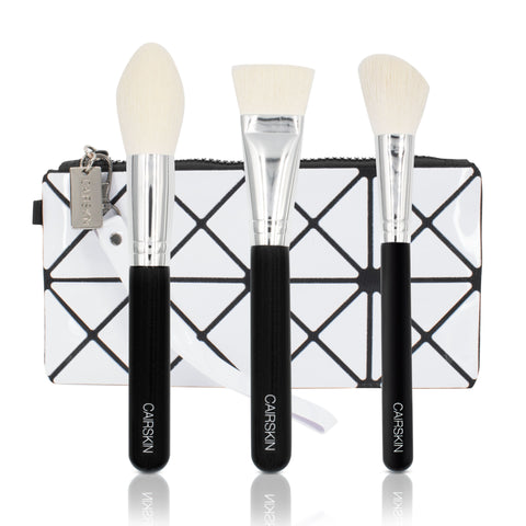 CAIRSKIN Professional Make-up 3 Face Brushes Set