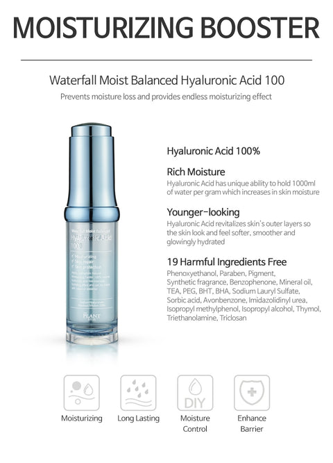 Waterfall Moist Balanced Hyaluronic Acid 100
