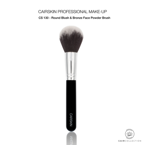 CAIRSKIN CS130 -  Round Blush Bronze Face Powder Brush
